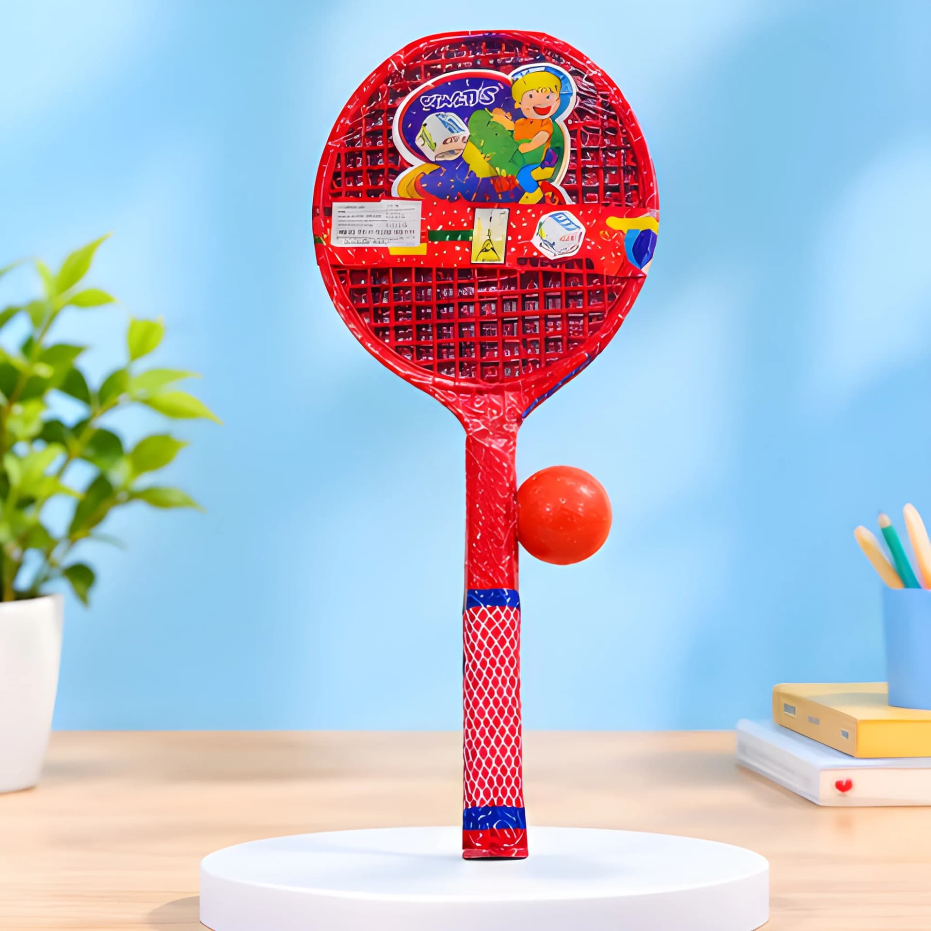 Kids Tennis Racket with Ball – Fun Outdoor Sports Game